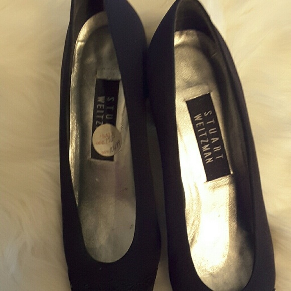 Stuart Weitzman heels black with sequence - Picture 5 of 8